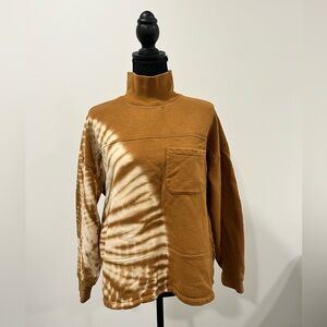 Madewell mock neck, tie-dye